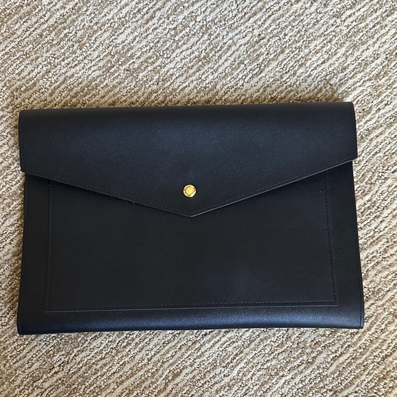 Elegant Black Clutch or Device & Work Bag - Picture 1 of 4